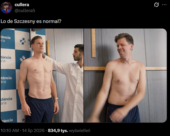Oto PORÓWNANIE PRZEDSEZONEJ FORMY ter Stegena i Szczęsnego! O.o